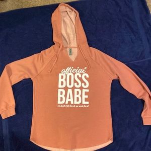 Bossbabe hoodie Medium
